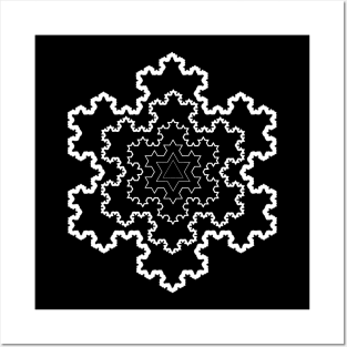 The Koch Snowflake Posters and Art